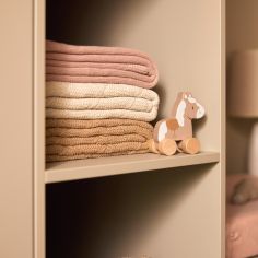 Couverture en polaire Cosy Knit Wild Rose (100 x 150 cm)