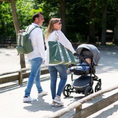 Sac à dos à langer Family club signature vert