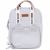 Variation Gris, écru, marron du produit Sac à dos enfant Mini Club signature canvas off white de la marque Childhome