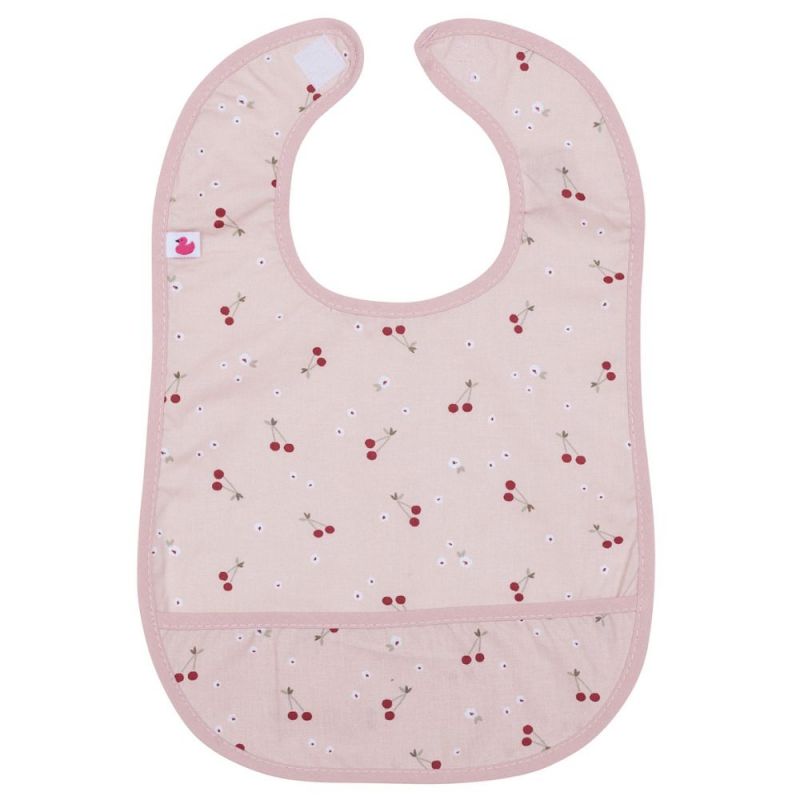 Bavoir à velcro plastifié Cerise BB & Co Produit 1 grande taille