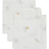 Lot de 3 mini langes en gaze de coton Lovely Birds (31 x 31 cm) Jollein Produit 1