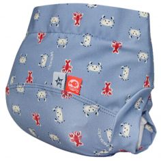 Maillot De Bain Couche Anti-fuite Prenatal Taille 12-18 Mois - Vert Et Blanc - Neuf Avec étiquettes