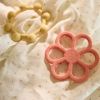Anneau de dentition en silicone Flower Coral Rose Jollein Ambiance 2