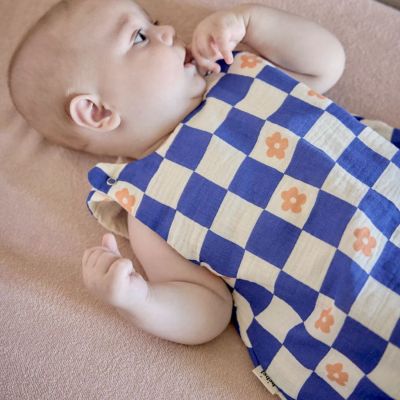 Gigoteuse été Comme un bonbon Romy (0-6 mois) damier bleu BEBEL
