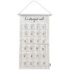 Calendrier de l'avent Gaze Ecru (personnalisable) Atelier Wagram Produit 4