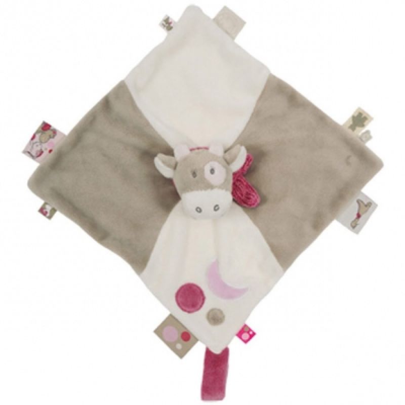 Doudou plat vache Lola Tidou Noukie's