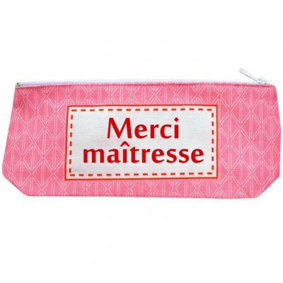 Trousse vintage rose (personnalisable) Les Griottes
