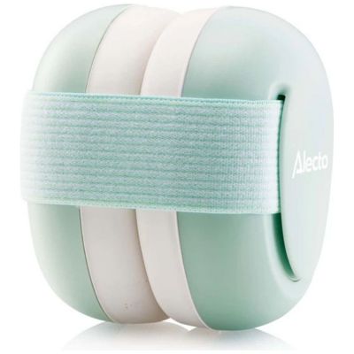 Casque anti-bruit pour bébés Blanc-Vert menthe Alecto