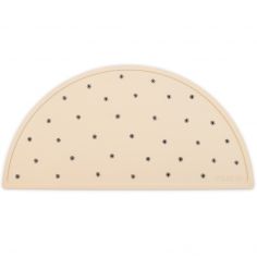 Set de table en silicone Black daisy - Mushie