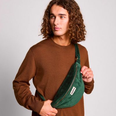 Sac banane Sasha L Velours Sapin Hindbag