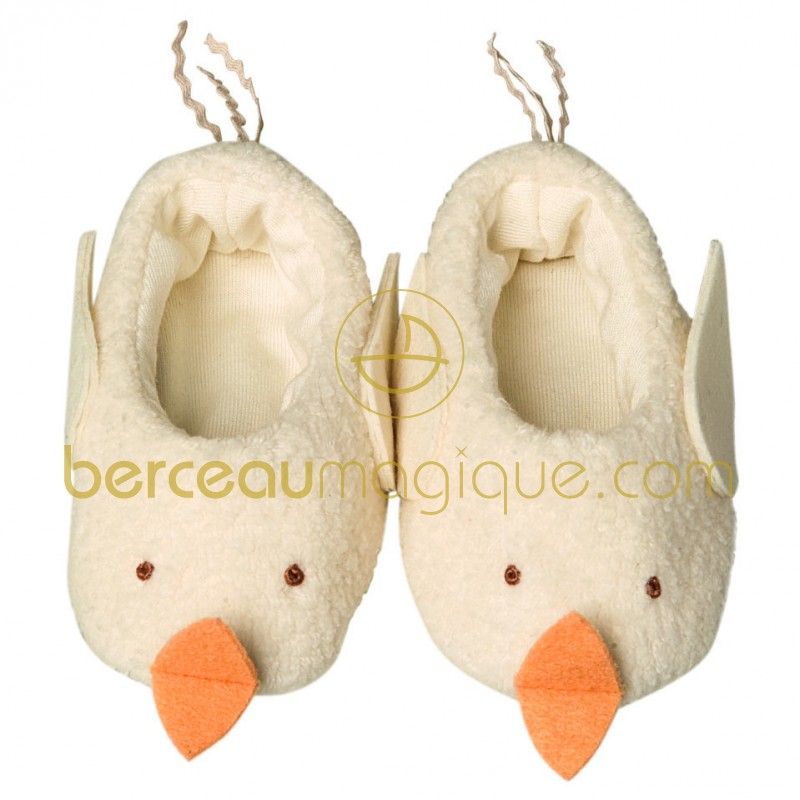 Chaussons canard écru Trousselier
