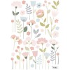 Planche de stickers A3 de fleurs tiges  par Lilipinso