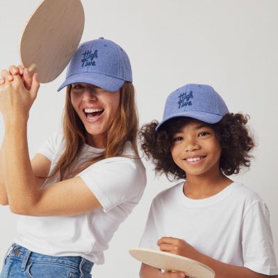 Casquette enfant High Five denim bleu (7-12 ans)