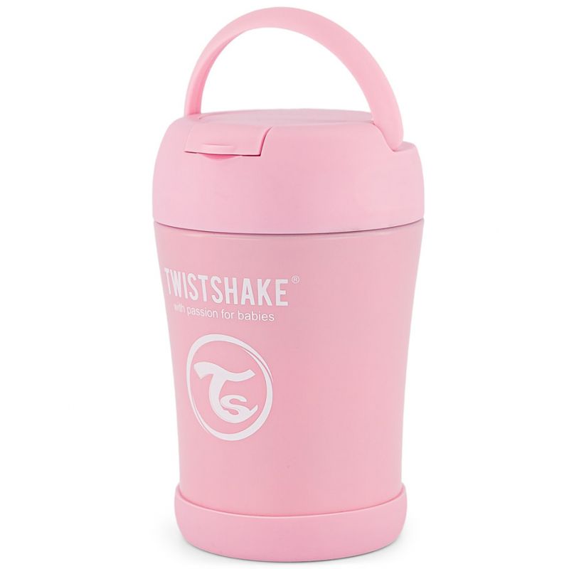 Thermos alimentaire rose pastel (350 ml) Twistshake
