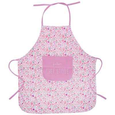 Tablier de cuisine Futur chef étoilé en tissu imperméable liberty BB & Co