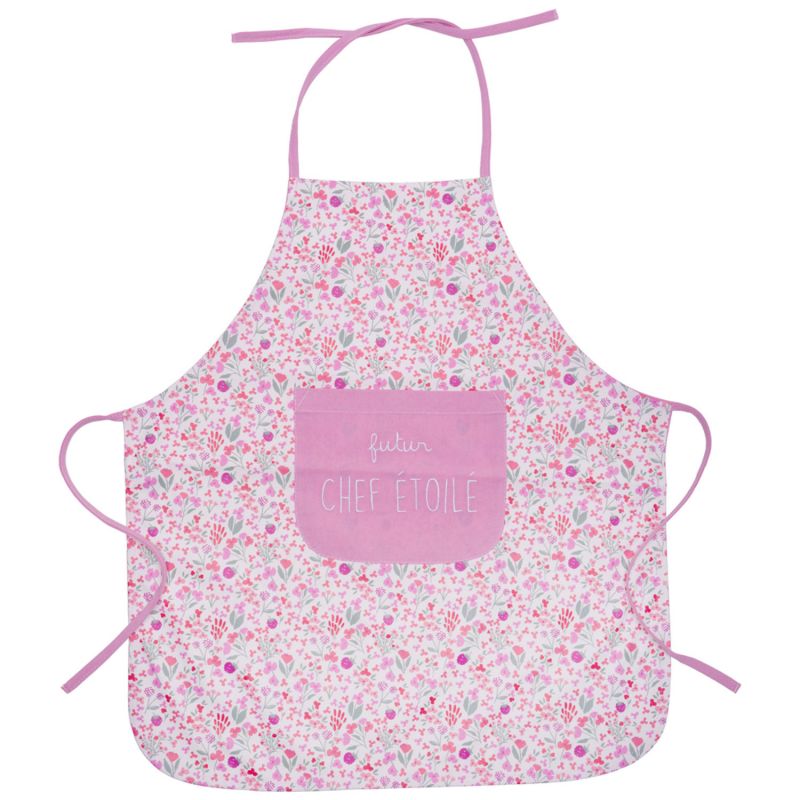 Tablier de cuisine Futur chef étoilé en tissu imperméable liberty BB & Co Produit 1