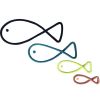 Déco murale 4 poissons en tricotin (personnalisable) - Charlie & June