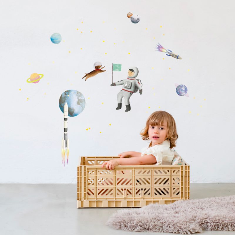 Planche stickers Espace (35 x 45 cm) Mimi'lou Ambiance 4