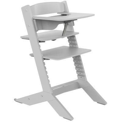 Chaise haute évolutive Nala Grise avec tablette