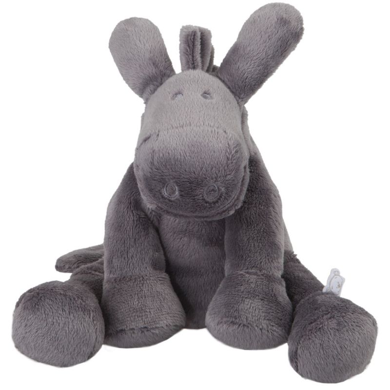 Peluche Paco âne gris foncé Poudre d'étoiles (25 cm)  Noukie's