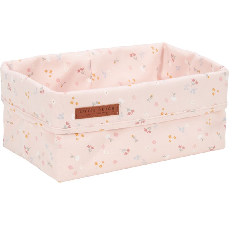 Panier de toilette  Little pink flowers (25 x 15 cm) Little Dutch