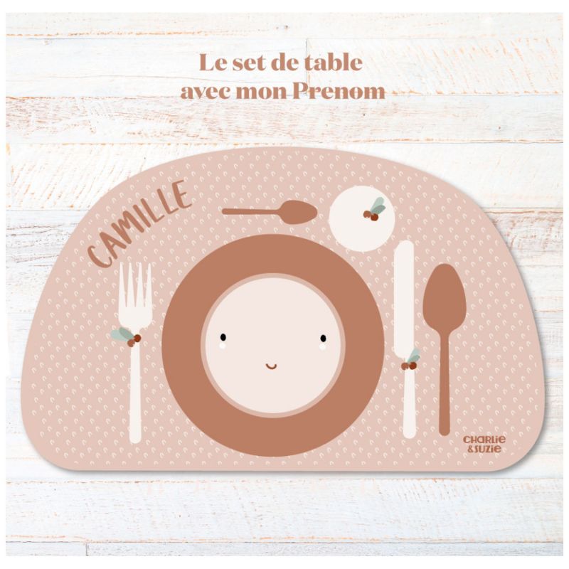 Set de table Paloma personnalisable Charlie et Suzie Ambiance 1
