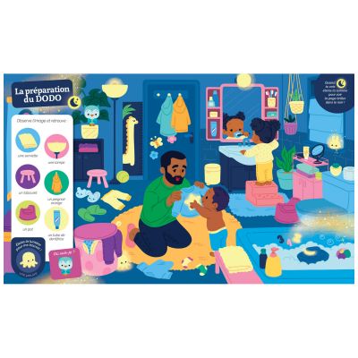 Livre cherche et trouve des tout-petits Au dodo !
