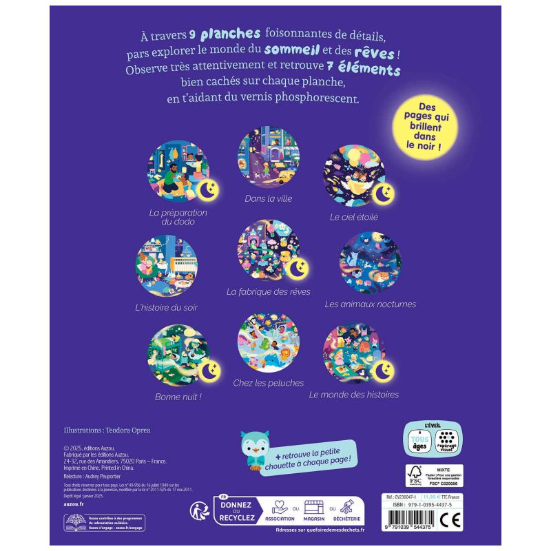 Livre cherche et trouve des tout-petits Au dodo ! Auzou Editions Produit 4