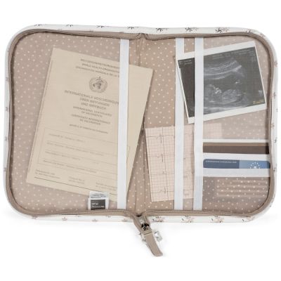 Protège carnet de santé Botton Fleurs