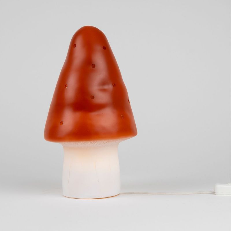 Petite lampe veilleuse champignon Brique Rouge Egmont Toys Ambiance 3