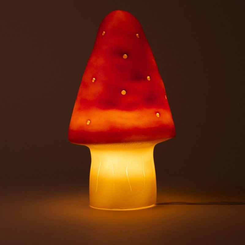 Petite lampe veilleuse champignon Brique Rouge Egmont Toys Ambiance 6