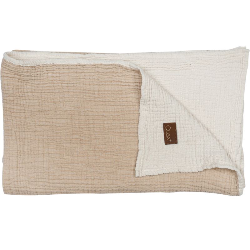 Couverture bébé Natural Argile (90 x 110 cm) Quax