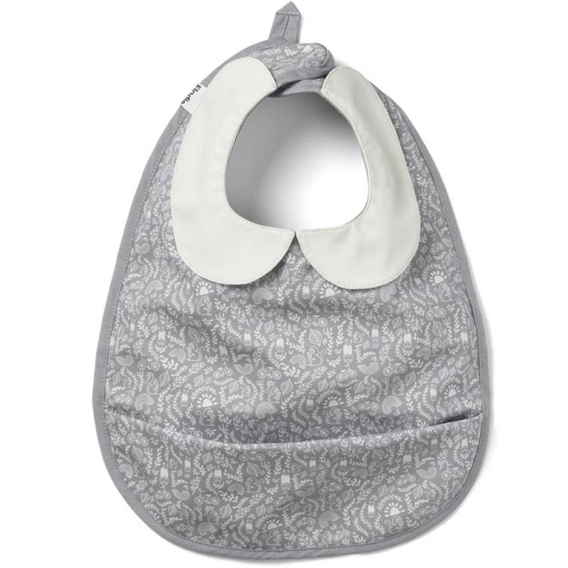 Bavoir Monkey Sunrise gris Elodie Details