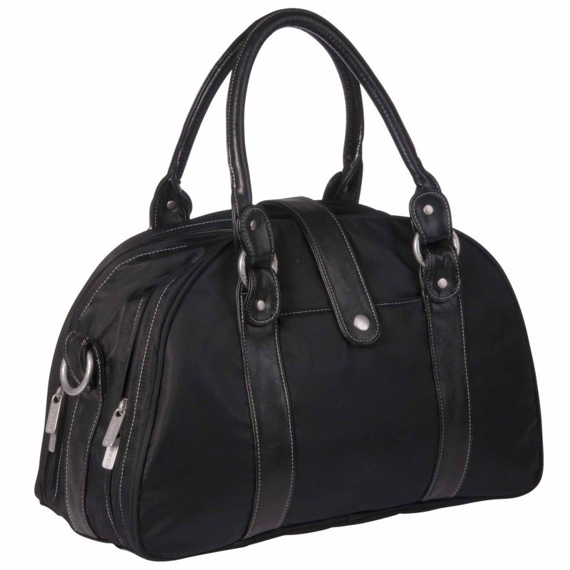 Sac à langer épaule Satiné Noir Lässig