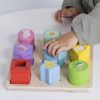 Formes sensorielles arc-en-ciel en bois FSC Le Toy Van Ambiance 2