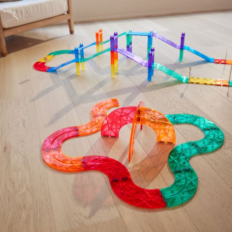Extension Circuit de voitures Curves Intense (15 pièces) Cleverclixx Ambiance 2
