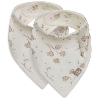 Lot de 2 bavoirs bandana Leafy Dreams Jollein