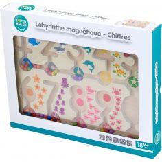Labyrinthe magnétique en bois