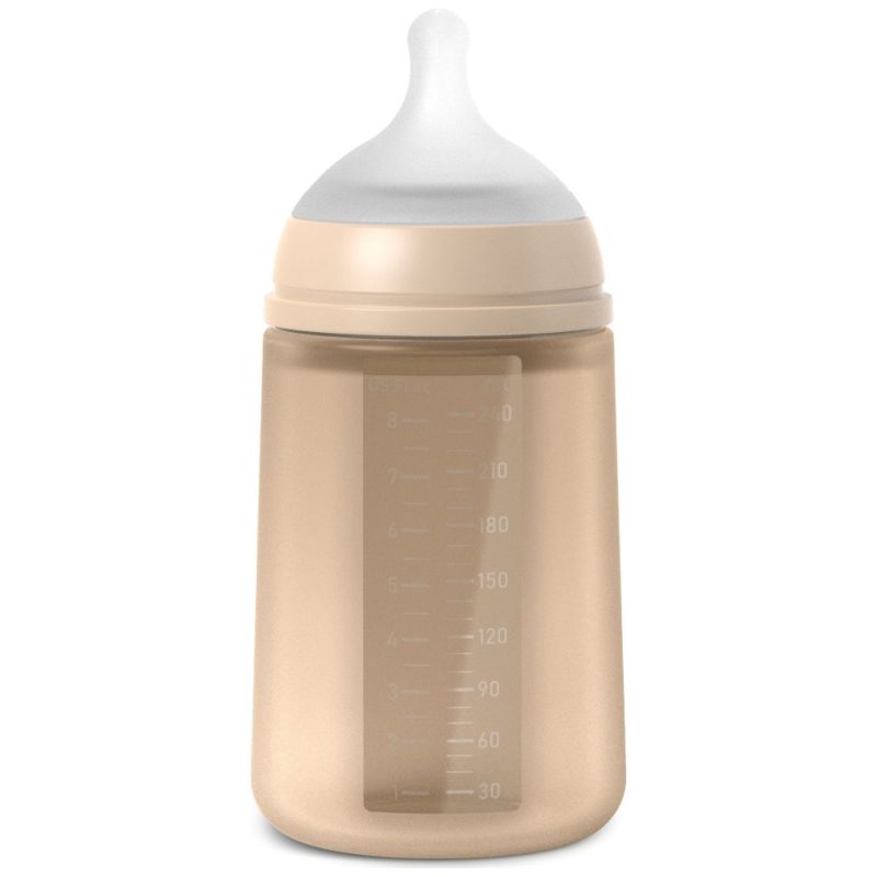 Biberon en silicone Colour Essence Beige (240Ml) Suavinex Produit 3