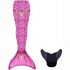 Ensemble 2 pièces queue de sirène Princess (taille XS - 8 ans) - Kuaki Mermaids