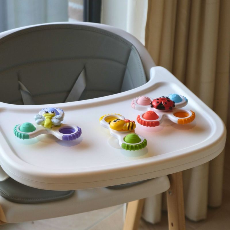 Lot de 3 toupies à ventouse Bo Jungle Ambiance 9