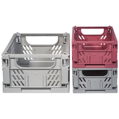 Lot de 3 caisses de rangement Clara