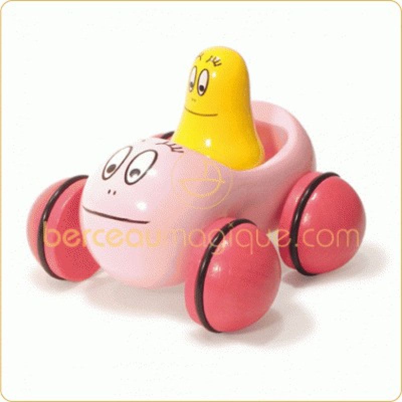 Voiture Barbapapa à trainer (rose) Vilac