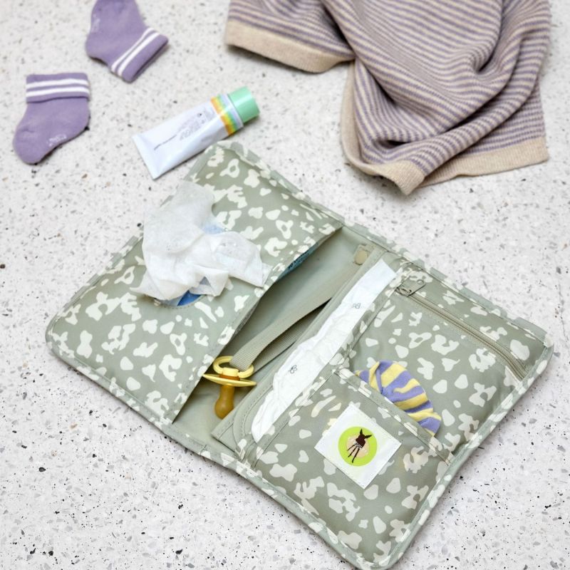 Pochette de change Leo kaki clair Lässig Produit ouvert 2