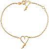 Bracelet chaîne Mon coeur S (goldfilled jaune 14 carats) - Padam Padam