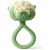 Variation Vert, blanc du produit Hochet anneau de dentition 2 en 1 chou-fleur de la marque Oli & Carol