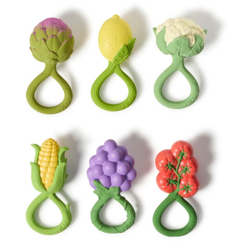 Anneau de dentition 2 en 1 chou-fleur Oli & Carol Produit 4