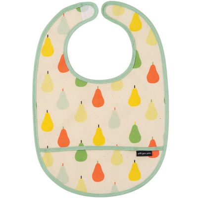 Bavoir plastifié à poche Poire Maison Petit Jour