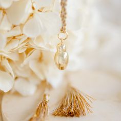 Collier Pachamama cordon (or jaune 18 carats) - Pleine Lune