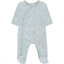 Pyjama chaud bleu étoile grise (3 mois : 60 cm)  par Absorba